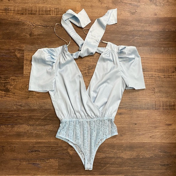 skyLar Rose Tops - Lace Blouse Bodysuit S